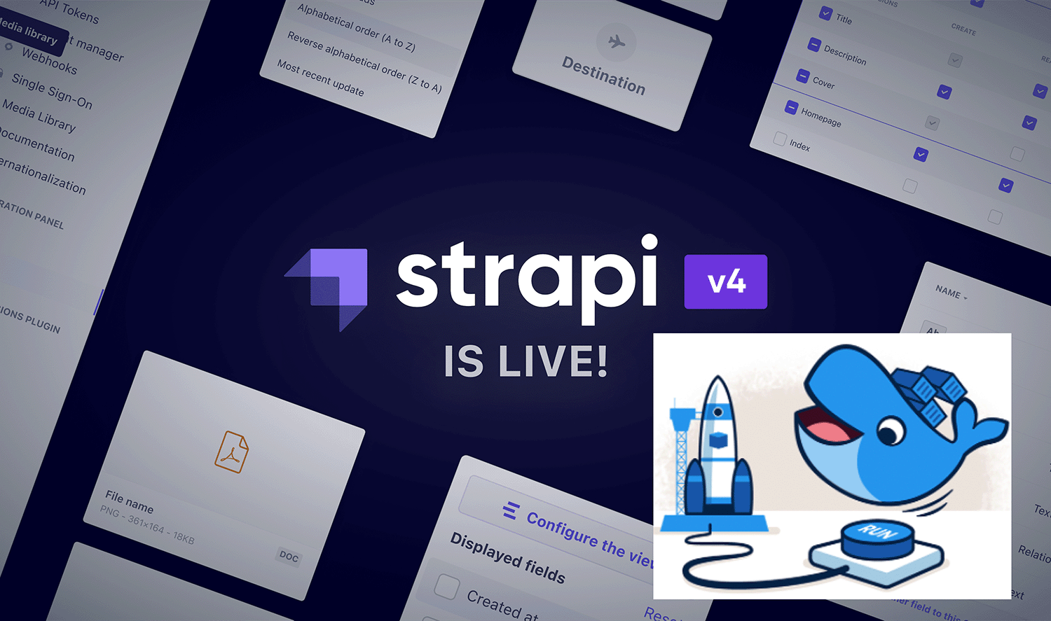 Cover Image for Strapi v4 setup with Docker Compose and MySQL
